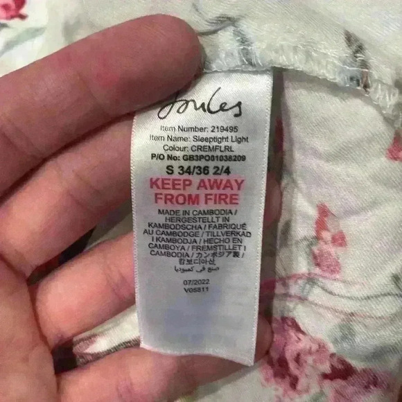 Joules sleeptight light small sleep shirt - Picture 9 of 9